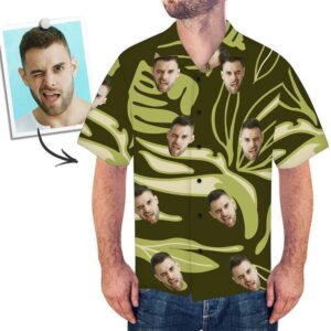 Custom Face On Hawaiian Shirts All Over Print Hawaiian Shirt  - Thelegend59