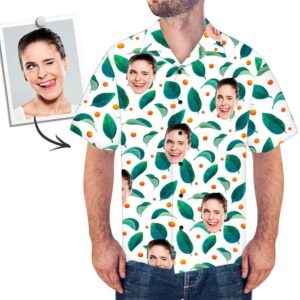 Custom Face On Hawaiian Shirts Hawaiian Shirt Plaid  - Thelegend59