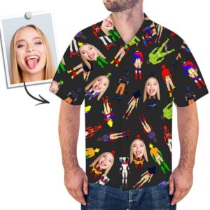Custom Face On Hawaiian Shirts Hawaiian Shirt Plants  - Thelegend59