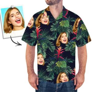 Custom Hawaiian Shirts All Over Print Leaves  - Thelegend59
