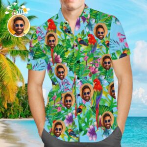 Custom Hawaiian Shirts Enjoy Summer Time Aloha Beach Hawaiian Shirts For Men  - Thelegend59