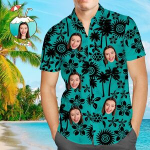 Custom Hawaiian Shirts Sea Turtle Personalised Aloha Beach Hawaiian Shirts For Men  - Thelegend59
