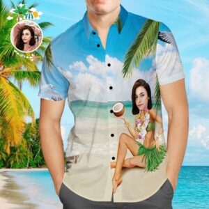 Custom Hawaiian Shirts Women Sexy Body Aloha Beach Hawaiian Shirts For Men  - Thelegend59