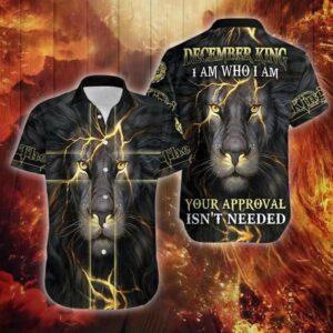 Custom Month Hawaiian Aloha Hawaiian Shirtss Lion King  - Thelegend59