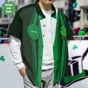 Custom Name Hawaiian Shirts - St. Patrick Hawaiian Shirts - Creative Design Short Sleeve Hawaiian Shirts  - Thelegend59