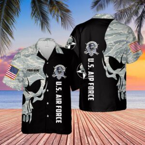 Custom Name Us Air Force Hawaiian Aloha Hawaiian Shirtss  - Thelegend59