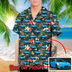 Custom Photo Car Unisex Hawaiian Shirts  - Thelegend59