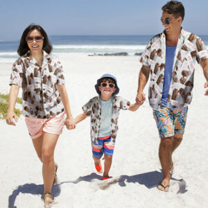 Custom Photo Hawaiian Shirt Parent-Child Wears Personalised Hawaiian Shirt Gift For Family - My Family  - Thelegend59
