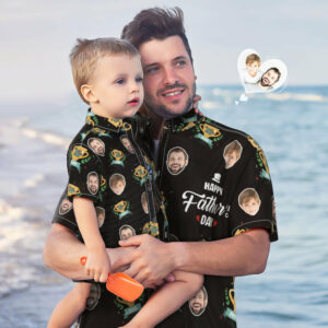 Custom Photo Hawaiian Shirt Personalised Face Hawaiian Shirt Gift Father'S Day Gift - Best Dad Ever  - Thelegend59