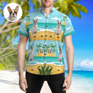Custom Photo Hawaiian Shirts Pet Party Hawaiian Shirts Gift For Pet Lover  - Thelegend59