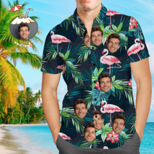 Custom Photo Hawaiian Shirts Hawaiian Shirt Warm Family  - Thelegend59