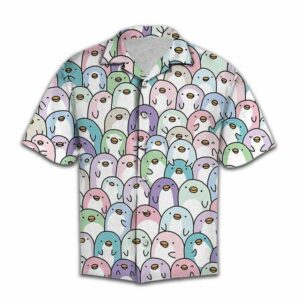Cute Baby Penguin Hawaiian Aloha Hawaiian Shirtss  - Thelegend59