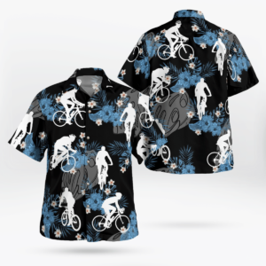 Cycling Working Out All Over Print 3D Flowery Hawaiian Shirt  - Thelegend59