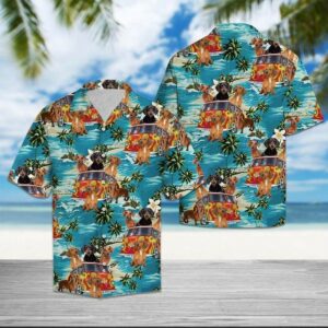Dachhawaiian Shirtshund Dog Funny Hawaiian Shirtsummer Ibe Tropical Hawaiian Aloha Hawaiian Shirts  - Thelegend59