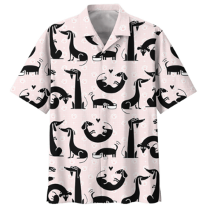 Dachshund So Cool Unisex Hawaiian Shirts  - Thelegend59