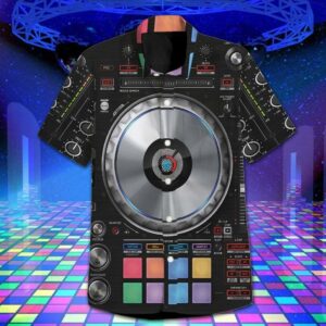 Dj Controller Black High Quality Hawaiian Shirt  - Thelegend59