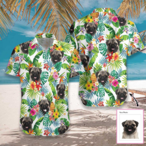 Dog And Tropical Pineapple Custom Hawaiian Shirt Pn302064Lb - For Men And Women - Kids  - Thelegend59