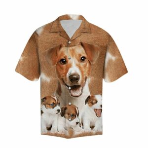 Dog Brown White Amazing Design Hawaiian Shirt  - Thelegend59