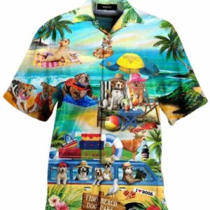 Dog Multicolor Amazing Design Hawaiian Shirt  - Thelegend59