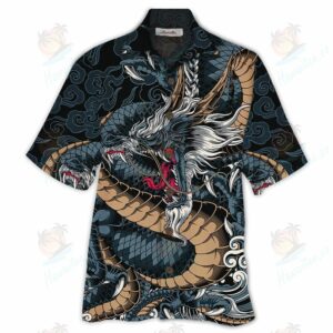 Dragon Colorful High Quality Unisex Hawaiian Shirt  - Thelegend59