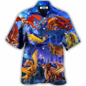 Dragon Fantasy Style - Hawaiian Shirt - For Men And Women - Kids  - Thelegend59