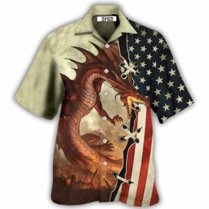 Dragon Independence Day - Hawaiian Shirt - For Men And Women - Kids  - Thelegend59
