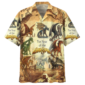 Dragon Tan Amazing Design Unisex Hawaiian Shirt  - Thelegend59