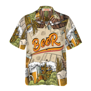 Drinking Beer Hawaiian Shirt - For Men And Women - Kids  - Thelegend59