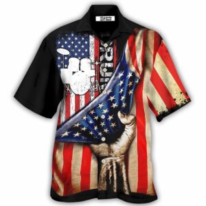 Drum Independence Day - Hawaiian Shirt - For Men And Women - Kids  - Thelegend59