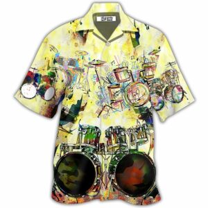 Drum Mix Color - Hawaiian Shirt - For Men And Women - Kids  - Thelegend59
