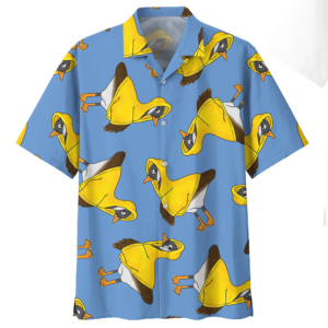 Duck Blue Amazing Design Unisex Hawaiian Shirt  - Thelegend59