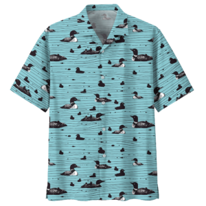 Duck Blue High Quality Unisex Hawaiian Shirt  - Thelegend59