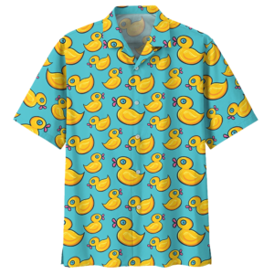 Duck Blue Nice Design Unisex Hawaiian Shirt  - Thelegend59