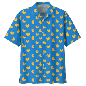 Duck Blue Unique Design Unisex Hawaiian Shirt  - Thelegend59