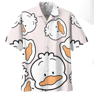 Duck White High Quality Unisex Hawaiian Shirt  - Thelegend59
