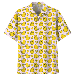 Duck White Unique Design Unisex Hawaiian Shirt  - Thelegend59