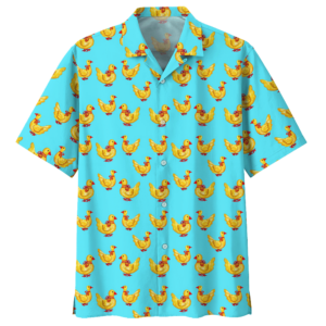 Duck Blue Unique Design Unisex Hawaiian Shirt  - Thelegend59