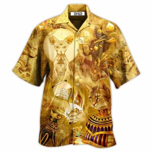 Egypt Cat Style - Hawaiian Shirt - For Men And Women - Kids  - Thelegend59