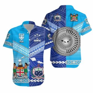Fiji And Samoa Hawaiian Shirt Together Lt8  - Thelegend59