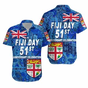 Fiji Day Hawaiian Shirt Independence Anniversary Original Style  - Thelegend59