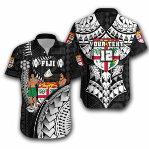 Fiji Rugby Hawaiian Shirt Armor Style  - Thelegend59