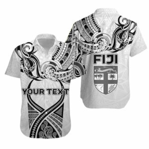 Fiji Rugby Hawaiian Shirt N Waves Style  - Thelegend59