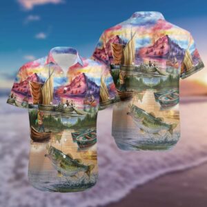 Fish - The Beauty Of Fisherman'S Labor Aloha Hawaiian Shirts - Summer Hawaiian Shirtss - Beach Hawaiian Shirtss  - Thelegend59
