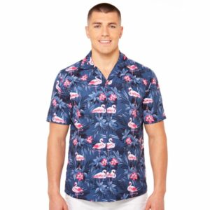 Flamingo Blue High Quality Hawaiian Shirt  - Thelegend59