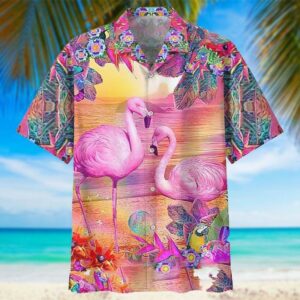 Flamingo Hawaiian Apparel Nhxet0506234  - Thelegend59