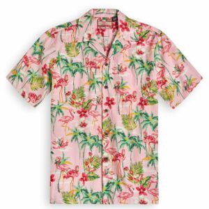 Flamingo Pink Nice Design Hawaiian Shirt  - Thelegend59