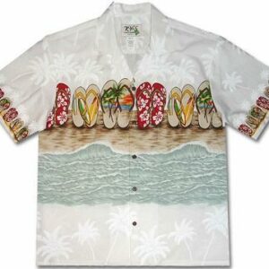Flip Flop Fetish Whitehawaiian Shirt Made In Hawaii - Summer Hawaiian Shirts - Beach Hawaiian Shirtss  - Thelegend59
