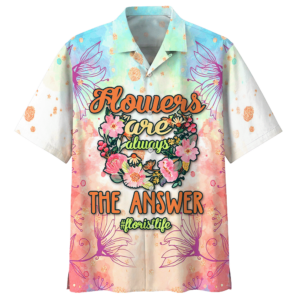 Florist White High Quality Unisex Hawaiian Shirt  - Thelegend59