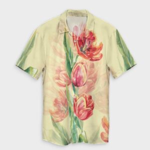 Flower Art Hawaiian Shirt  - Thelegend59