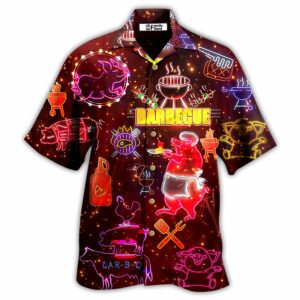 Food Lover Barbeque Hawaiian Shirt - For Men And Women - Kids  - Thelegend59